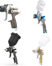  Dažymo pistoletai / Pulverizatoriai HVLP/LVLP/Mini