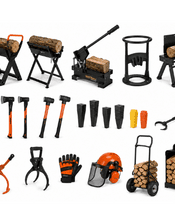 Accessories, tools for firewood preparation