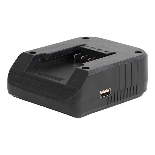 Daugiafunkcinis saulės panelės įkroviklis WORCRAFT akumuliatoriams 50W 6