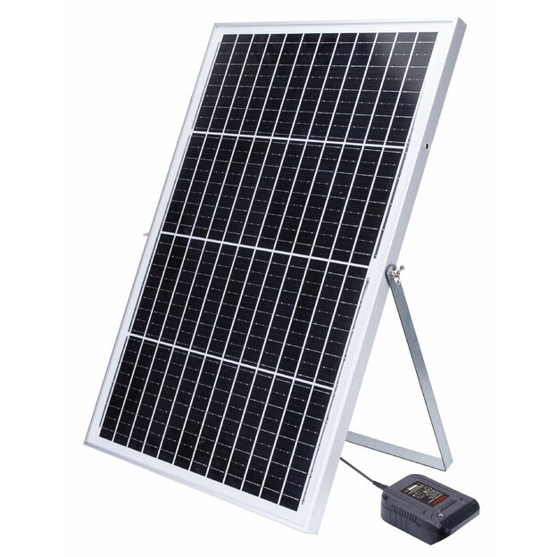 Daugiafunkcinis saulės panelės įkroviklis WORCRAFT akumuliatoriams 50W