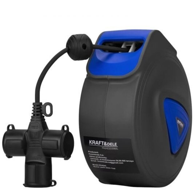 Prailgintuvas su automatine rite 20m 3Gx1.5mm 250V 4