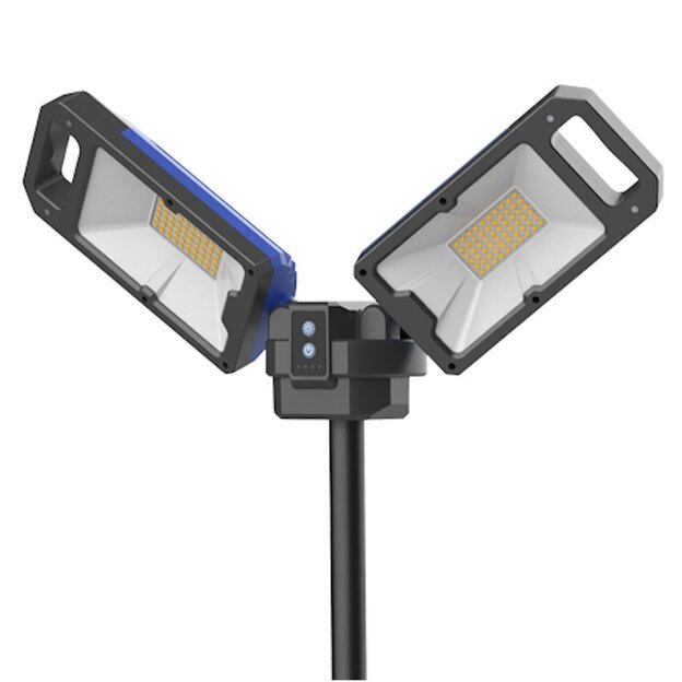 Šviestuvas SMD (50W) su trikoju (sulankstomas)(įkraunamas) 2