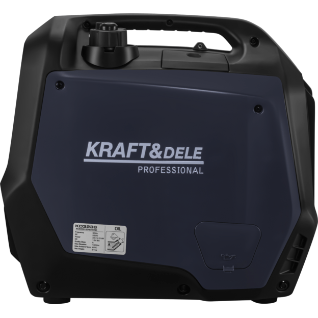 Inverterinis benzininis elektros generatorius KRAFT&DELE KD3236 4 kW | 230V | Twin Tech 4