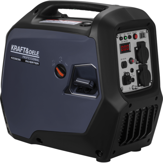 Inverterinis benzininis elektros generatorius KRAFT&DELE KD3236 4 kW | 230V | Twin Tech