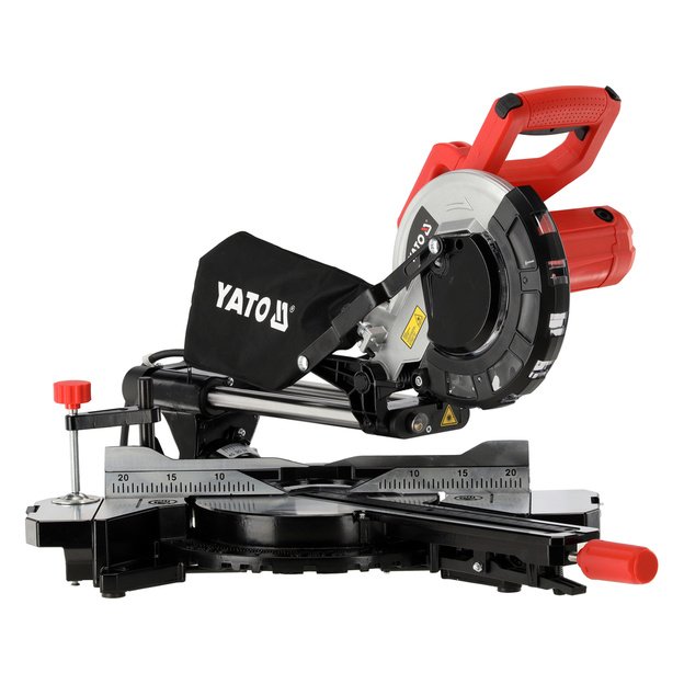 Skersinio pjovimo staklės su lazeriu 2000 W | Ø216 mm | Dvipusis galvutės posvyris | YATO YT-821710