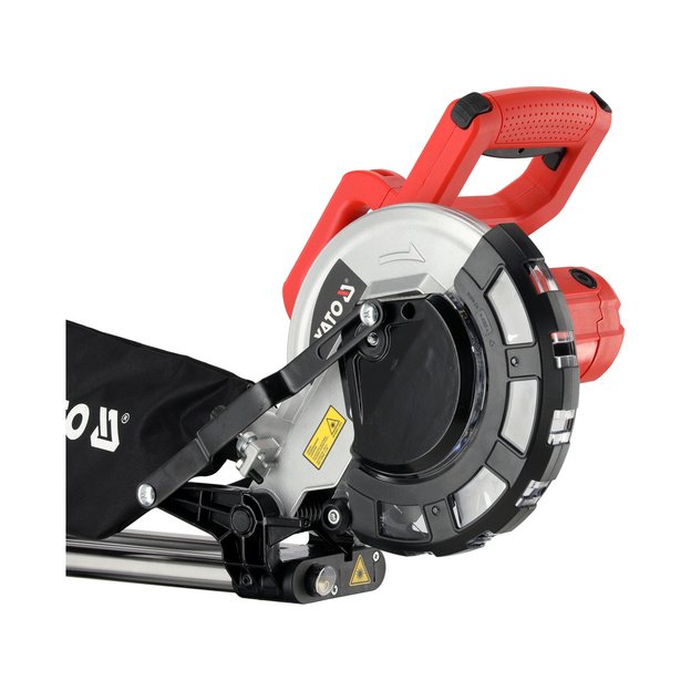 Skersinio pjovimo staklės su lazeriu 2000 W | Ø216 mm | Dvipusis galvutės posvyris | YATO YT-821710