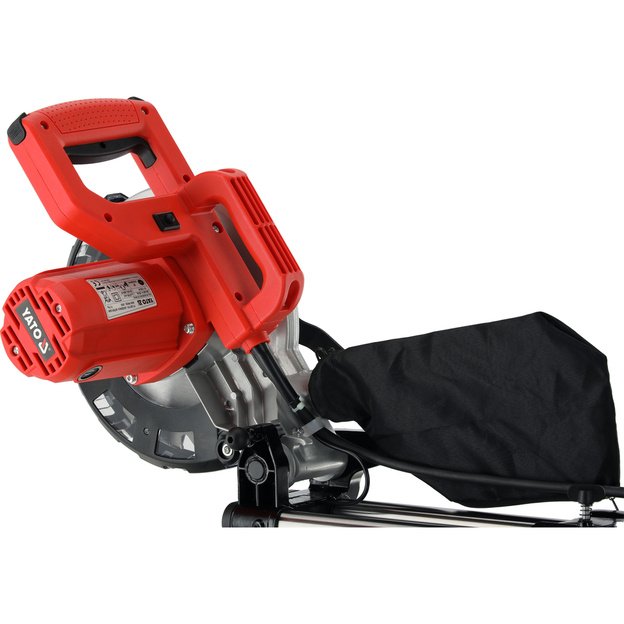 Skersinio pjovimo staklės su lazeriu 2000 W | Ø216 mm | Dvipusis galvutės posvyris | YATO YT-821710