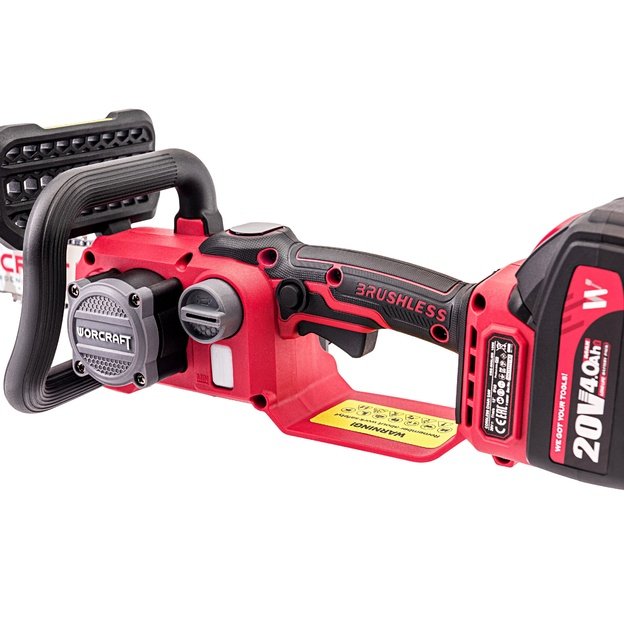 Li-ion Cordless Chain Saw 20V WORCRAFT (without battery and charger)