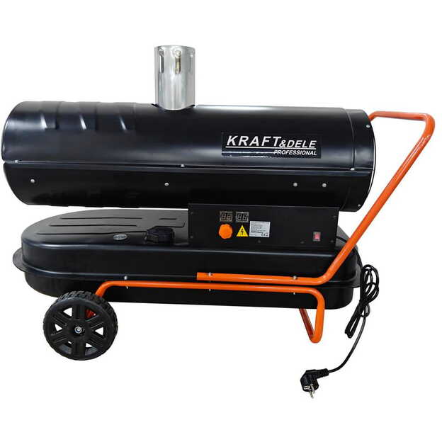 KRAFTDELE KD11714 Dyzelinis šildytuvas su kaminu Kraftdele 40kW 1