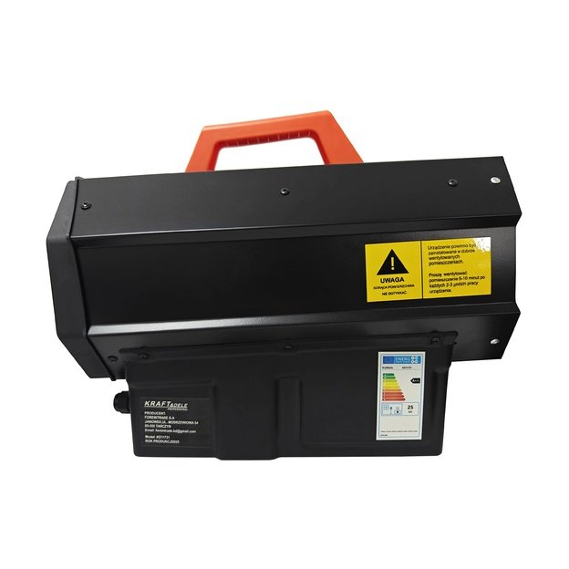 Dujinis šildytuvas KRAFT&DELE KD11731 | 25 kW | Automatinis termostatas + reduktorius