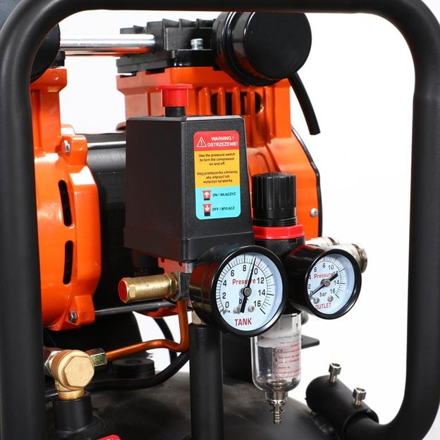 Betepalinis oro kompresorius KRAFT&DELE KD1388, 50 l, 2000 W, 8 bar