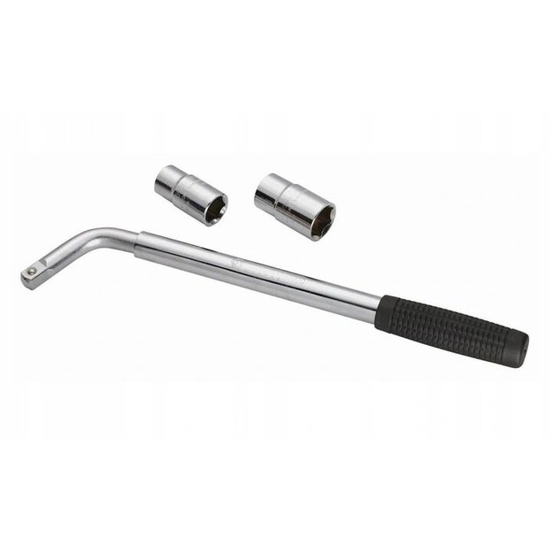L-type extended handle with sockets 1/2  set 3pcs.