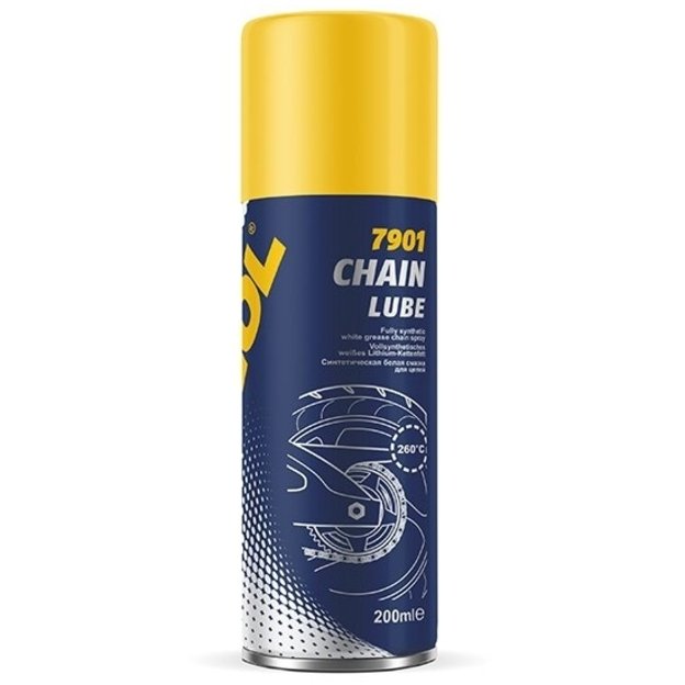 Tepalas grandinėms tepti MANNOL Chain Lube 200ml