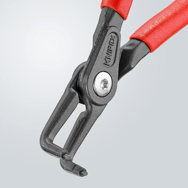 Replės vidiniams žiedams. Lenktos 165mm (Ø19-60mm) KNIPEX