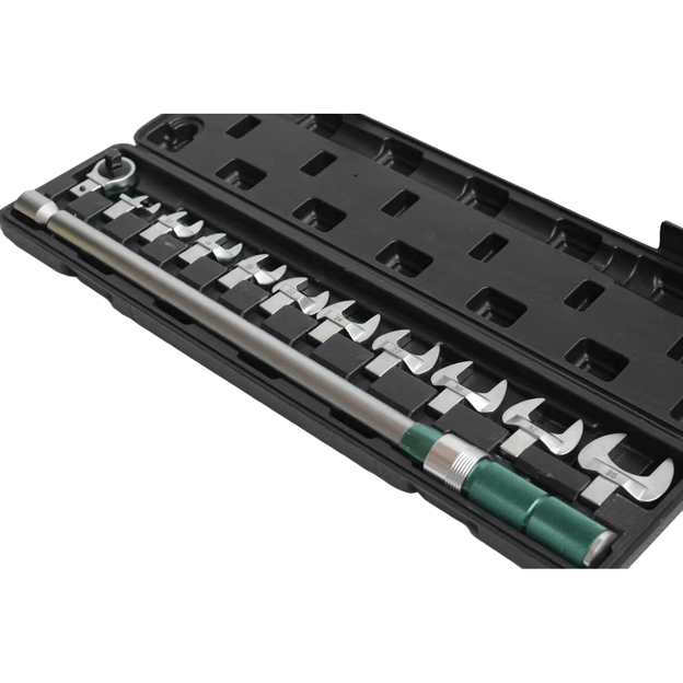 Dinamometrinis raktas 1/2   50-350Nm su antgalių rinkiniu