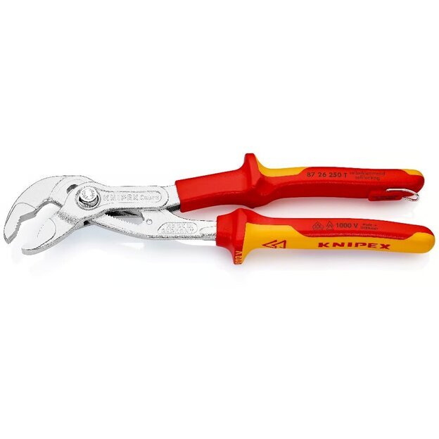 Santechninės replės 250mm VDE KNIPEX Cobra