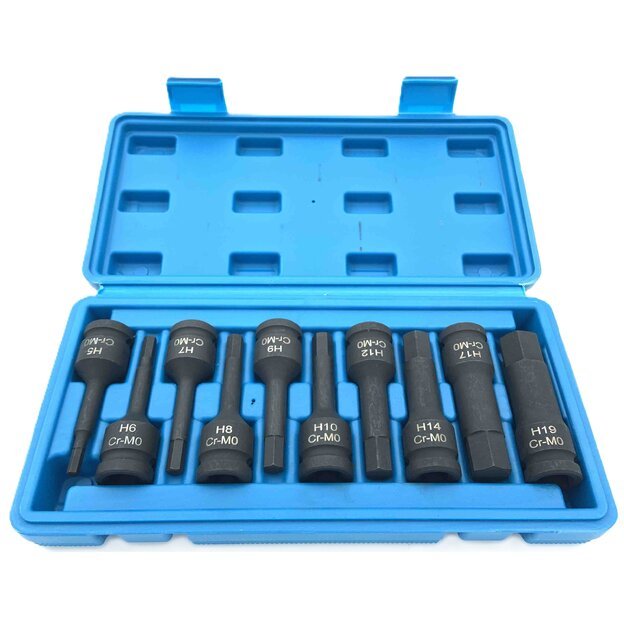 1/2  Dr. Deep bit socket impact set (IMBUS) 10pcs 1