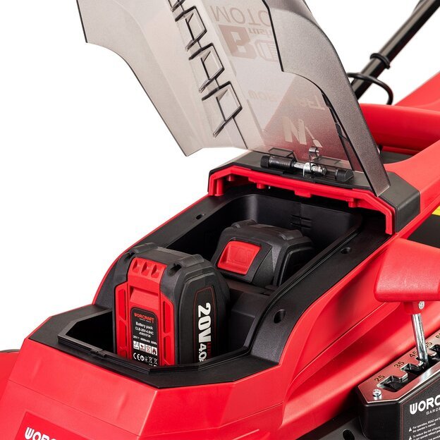 Akumuliatorinė vėjapjovė su 8.0Ah akumuliatoriais 40V (20V+20V) LI-ION 8