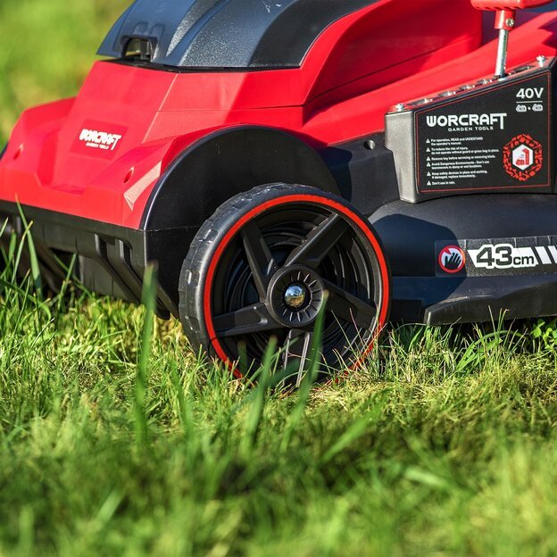 Akumuliatorinė vėjapjovė su 8.0Ah akumuliatoriais 40V (20V+20V) LI-ION 19