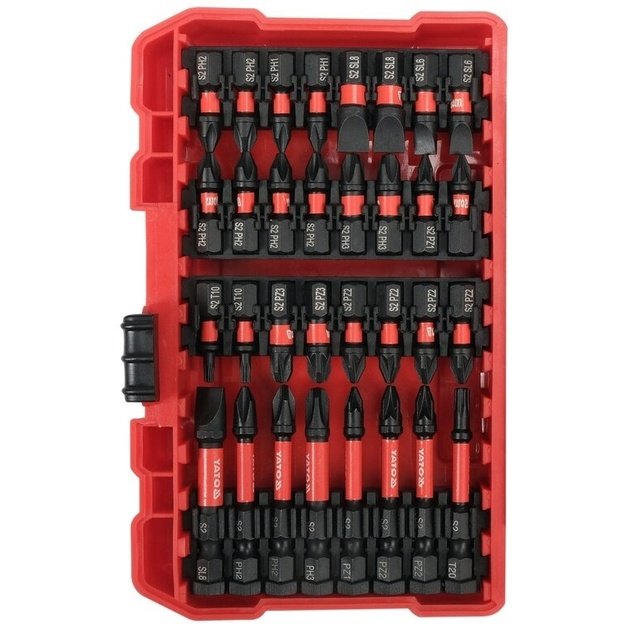 Dr. 1/4  Impact screwdriver bit set 54pcs (FLAT, PZ, PH, TORX)