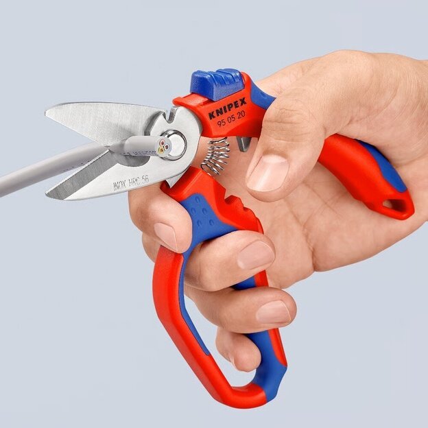 Žirklės lenktos elektrikams KNIPEX 8