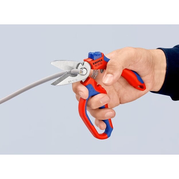 Žirklės lenktos elektrikams KNIPEX 14