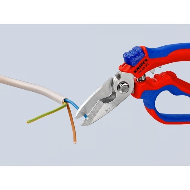 Žirklės lenktos elektrikams KNIPEX 12