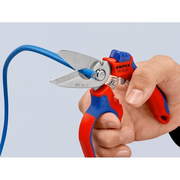 Žirklės lenktos elektrikams KNIPEX 15