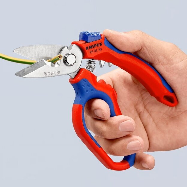 Žirklės lenktos elektrikams KNIPEX 7