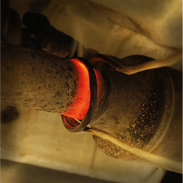 Indukcinė spiralė lanksti (flexi) 80cm balta 2