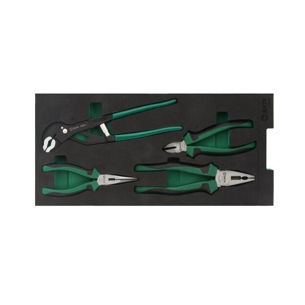 Replių ir santechninio rakto rinkinys 4 vnt. EVA padėkle 2