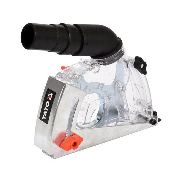 &Scaron;lifuoklio pjovimo apsauga nuo dulkių (skaidrus) M14, &Oslash;125mm