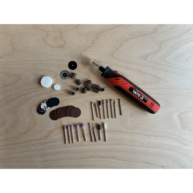 Li-ion Cordless mini grinder with accessories 4V LI-ION
