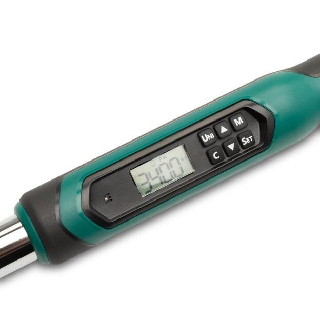 1/2  Dinamometrinis raktas profesionalus skaitmeninis 34-340Nm su kampo matavimo funkcija 4