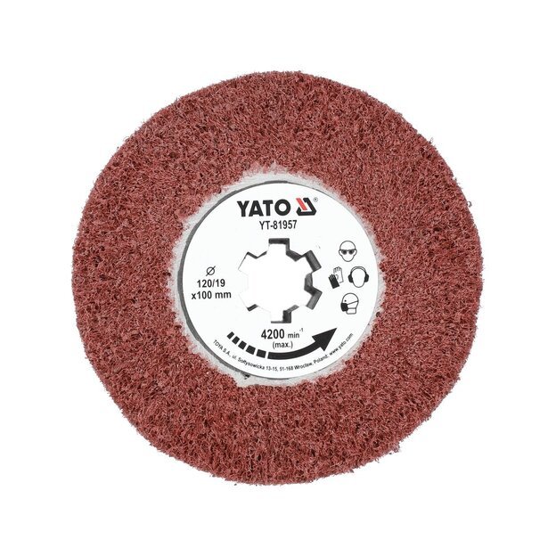 Cilindrinis neaustinis &scaron;epetys Nr.120 120x100mm pavir&scaron;iaus &scaron;lifavimo įrankiui 2