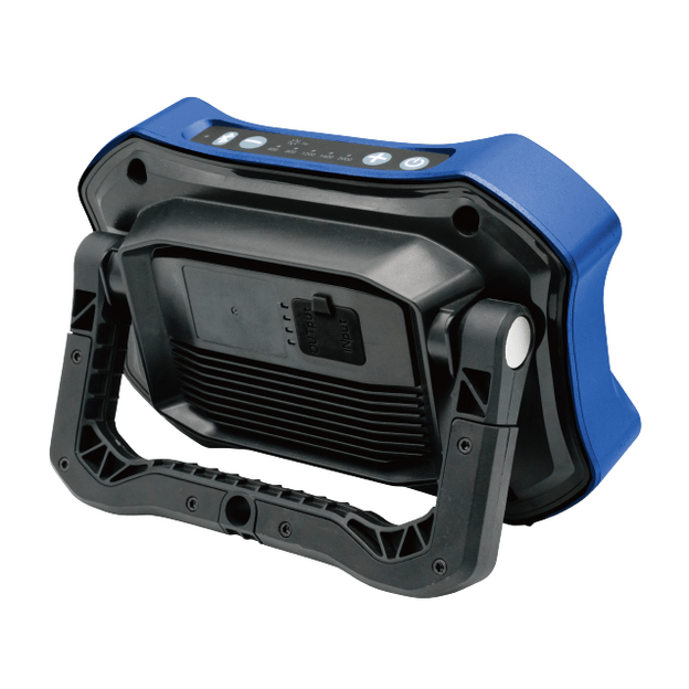 Šviestuvas darbui su garsiakalbiu ir BT (magnetinė bazė) COB (20W)(įkraunamas) 1