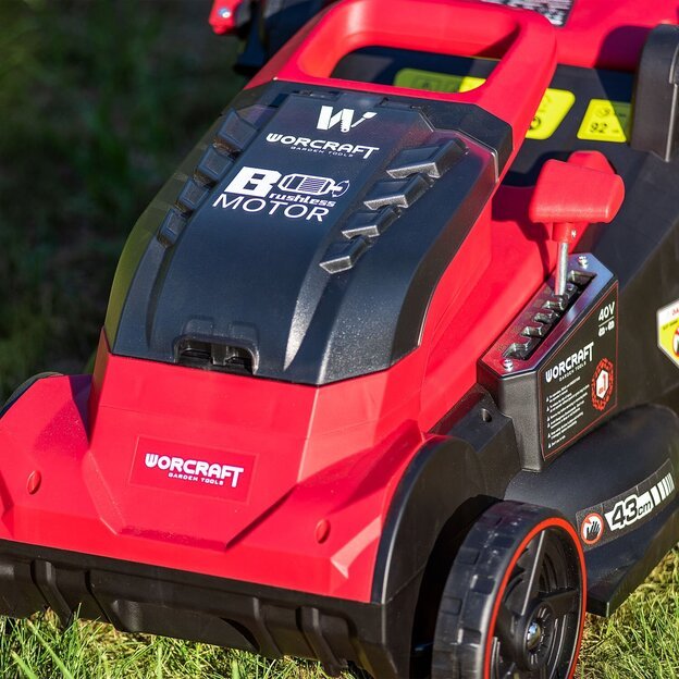 Akumuliatorinė vėjapjovė WORCRAFT su 6.0Ah akumuliatoriais 40V (20V+20V) LI-ION 16