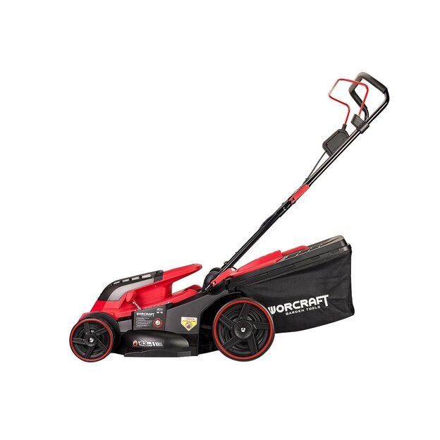 Akumuliatorinė vėjapjovė WORCRAFT su 6.0Ah akumuliatoriais 40V (20V+20V) LI-ION 3