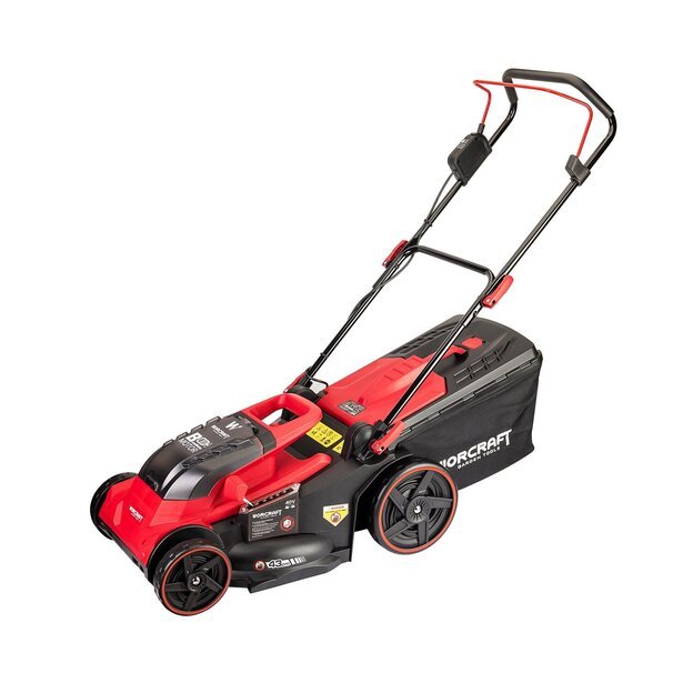 Akumuliatorinė vėjapjovė WORCRAFT su 6.0Ah akumuliatoriais 40V (20V+20V) LI-ION 2