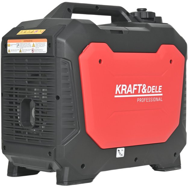 Inverterinis benzininis elektros generatorius KRAFT&DELE KD3163 3,7 kW | 230V | USB 2