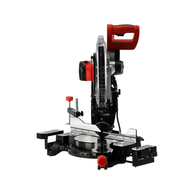 Kampinis skersinio pjovimo pjūklas 2000 W, Ø305 mm su lazeriu ir slankiojančia galva | YATO YT-82176