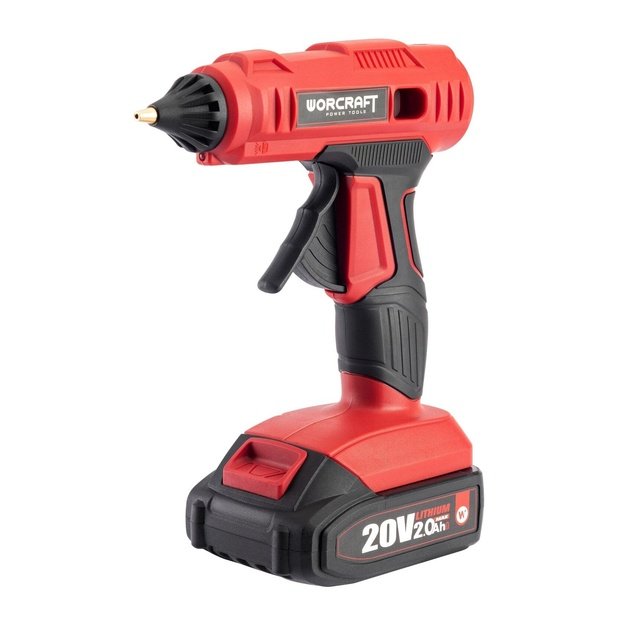 Akumuliatorinis klijų pistoletas WORCRAFT 20V LI-ION (Be akumuliatoriaus ir įkroviklio)