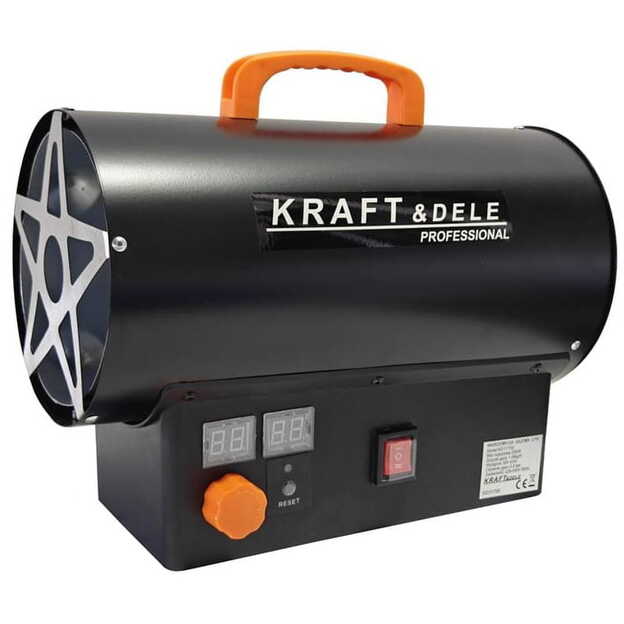 KRAFTDELE KD11700 Dujinis šildytuvas su termostatu 25kW