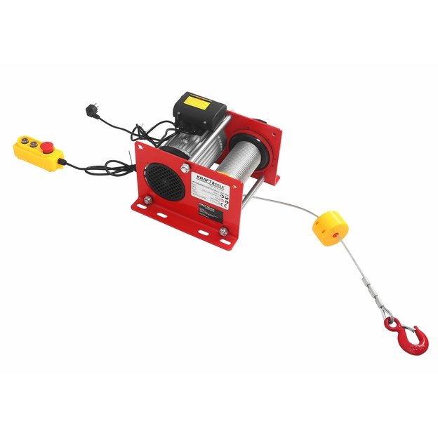 Elektrinė statybinė gervė KRAFT&DELE KD1649, 500/999 kg, 30 m, 1900 W