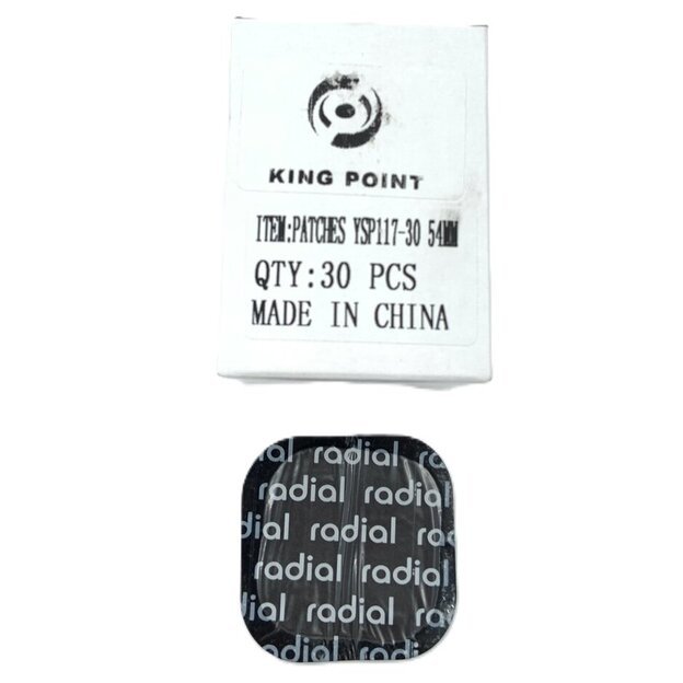 Padangų lopas kvadratinis 56mm (30vnt) 2