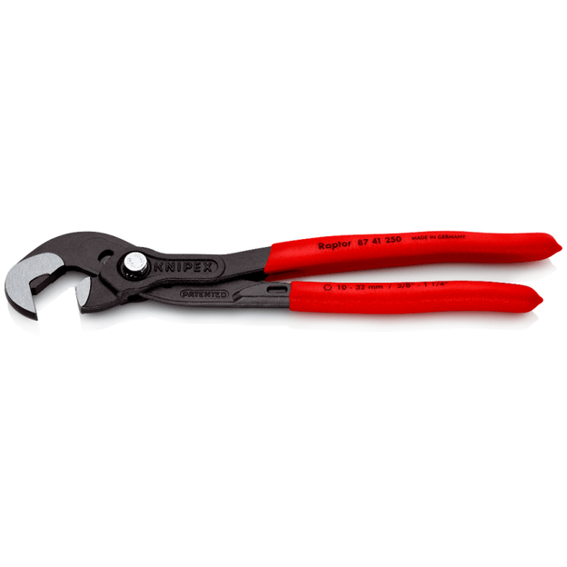 Santechninės replės KNIPEX greito sukimo su fiksavimu 250mm