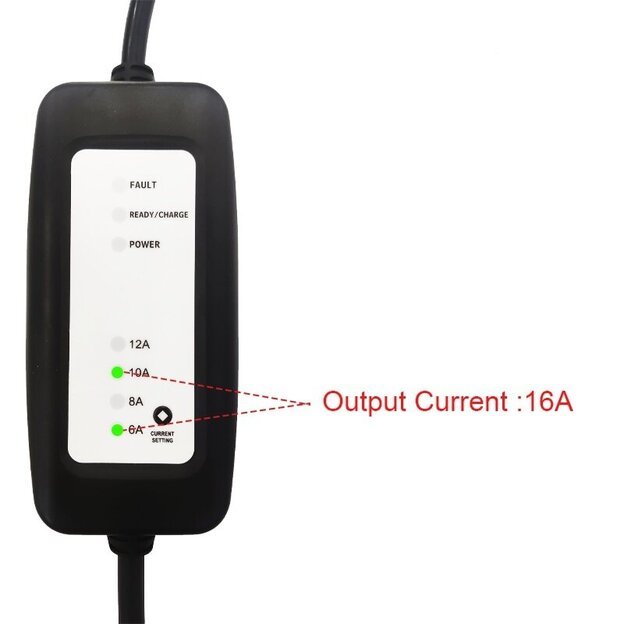 EV Įkroviklis nešiojamas 3.5kW 16A