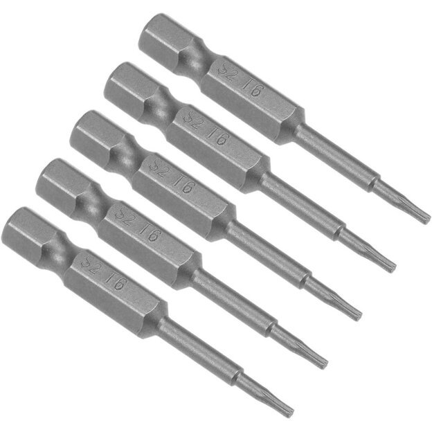 Antgalis smūginis TORX 1/4  (6.3mm), 5vnt.