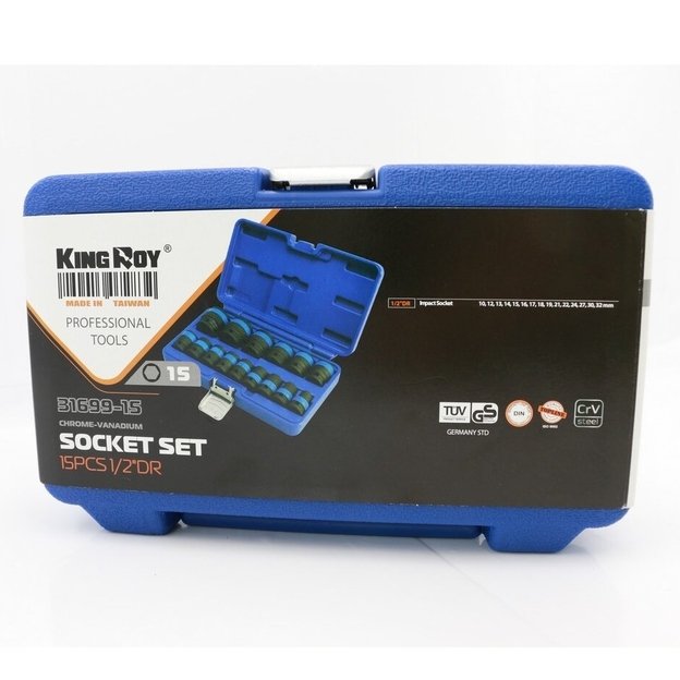 1/2  Dr. Impact socket set 15pcs. 4