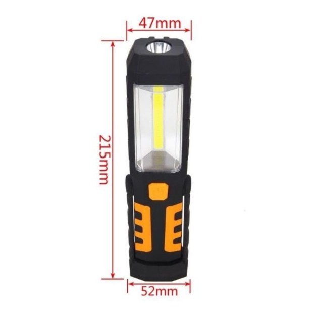 Akumuliatorinė darbo lempa COB LED 3W-240Lm AKU Li-on 2800mAh